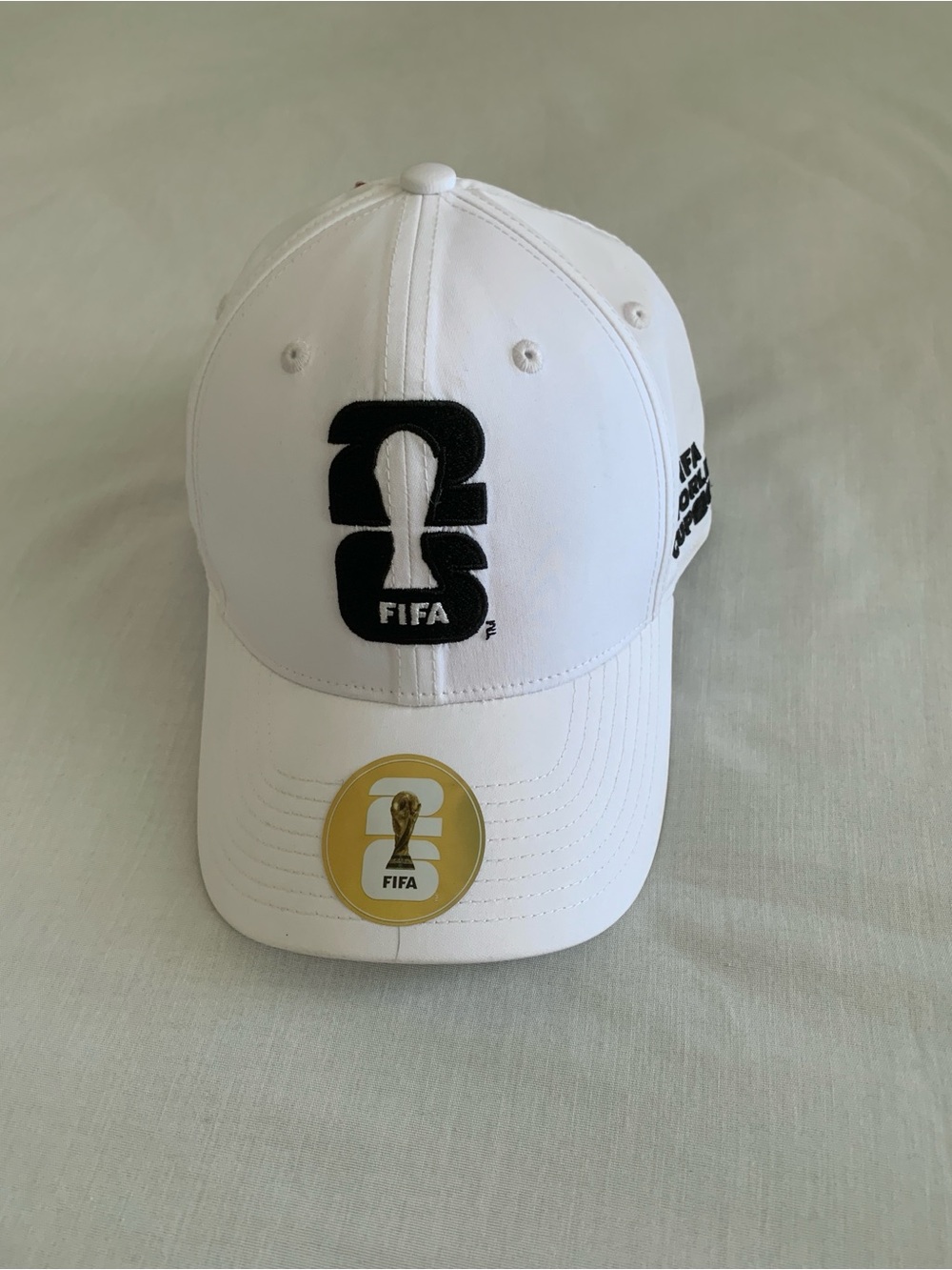 Outerstuff FIFA World Cup 2026 Event Structured Flex Cap Hat White One Size NWT